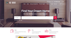 Desktop Screenshot of gharsansaar.com